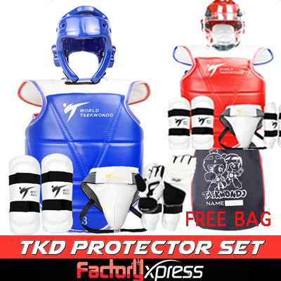 Taekwondo protective gears/TKD sparring gears KIDS/TKD shin guard/TKD chest guard/TKD gears set/KORE