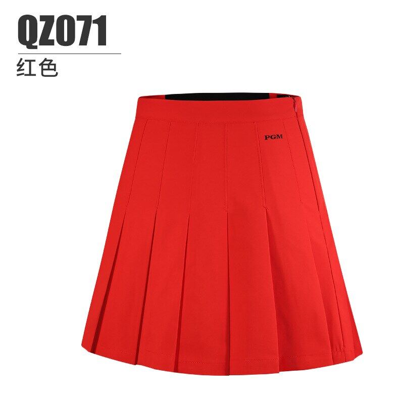 PGM Women Golf Skirts Summer Women's Casual Pleated Skirt Athletic Sports Short Skorts Ladies Girls Anti-Exposure QZ071