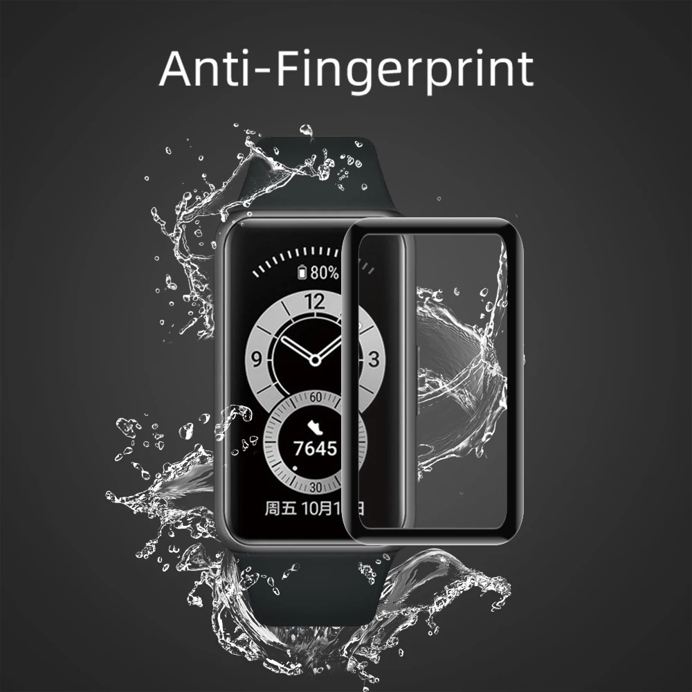 TIVIY Soft Fibre Protective Film Cover For Huawei Band 7/Band 6 pro/ huawei band 6 /Watch Fit /Watch Fit 2/Smart Watch ES Full Screen Protector