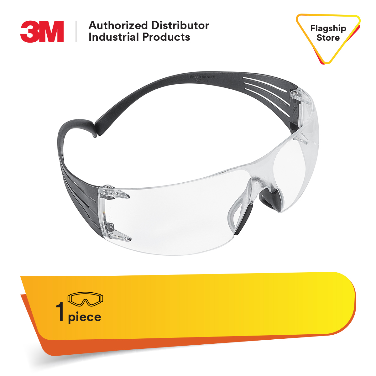 3M™ SecureFit™ Safety Glasses SF301AS, Clear Lens Eyewear