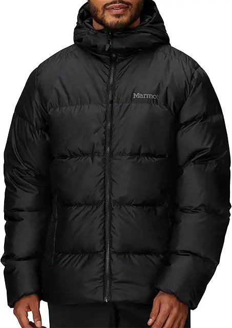 MARMOT mens Guides Down Hoody - Down Filled, Water Resistant, Puffer Jacket With Hood