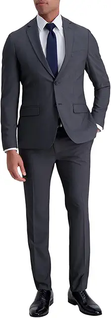 Haggar Mens Premium Stretch Classic Fit Big & Tall Suit Separates - Pants & Jackets