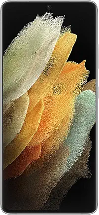 SAMSUNG Galaxy S21 Ultra 5G Factory Unlocked Android Cell Phone 128GB US Version Smartphone Pro-Grade Camera 8K Video 108MP High Res, Phantom Silver